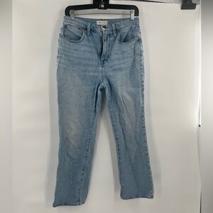Madewell slim demi boot blue jeans size 29 style mb935